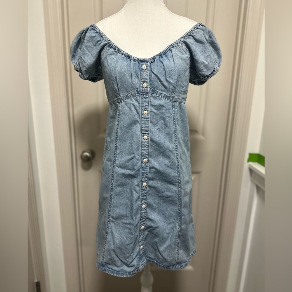 Madewell Light Blue Denim Dress